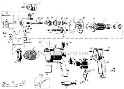 Part Location Diagram of 448622-00 DeWALT Screw